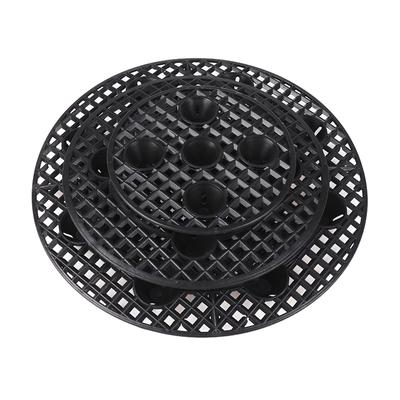 1 elevador de macetas para plantas de alta resistencia, soporte para macetas de 20/30/40 cm, platillo para evitar la putrefacción y los daños en el suelo de la terraza del patio