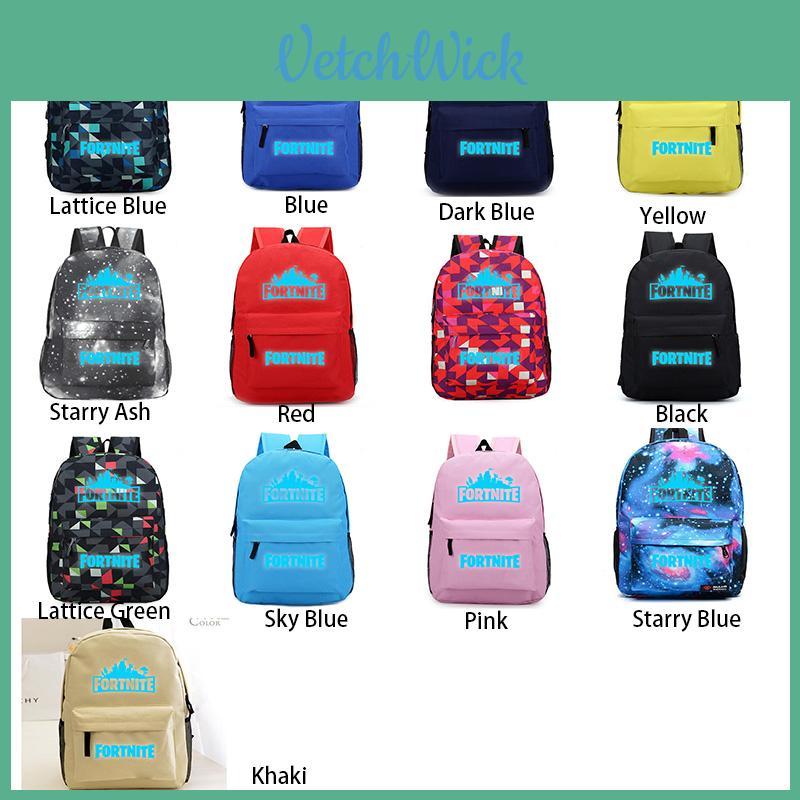 Zaino Scuola Fortnite Battle Royale Spalla Luminoso Ragazzo Zaino alla Moda Cool E
