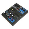 Compact Mixer 6 Channel 99 DSP Effects 2 Equalizer Portable Sound Board DJ Mixer with MP3 Bluetooth