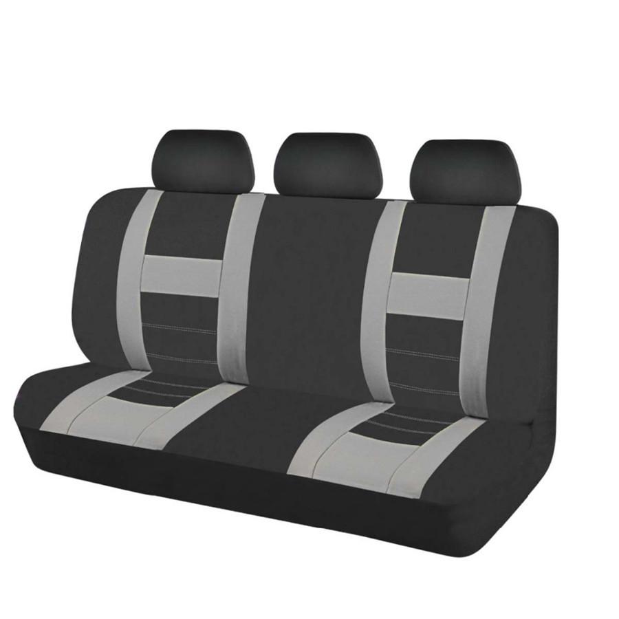 9-teiliges Autositzbezug-Set Universelle Passform für die meisten Autoinnenraumzubehörteile Schwarze Sitzbezüge für die meisten Autos, LKWs, SUVs