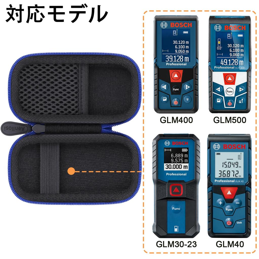 Measuring Tool Case Aenllosi Blue Compatible with Bosch GLM Series