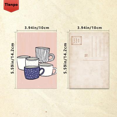 32pcs, Simple Art Postcards, Wall Stickers, Mailing Cards, Greeting Cards, DIY Postcards, Souvenir Postcards, Decorative Items
