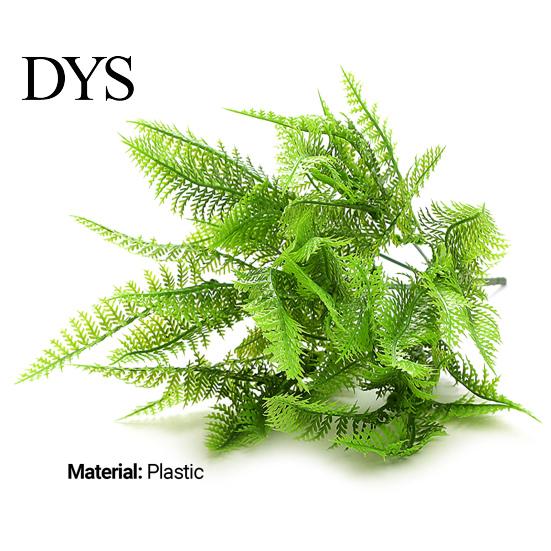 Faux Plant Simulation DIY 7 Branches Plastic 49 Refreshing Leaves Fake Greenery Fern Home Supplies Realistic Appearance