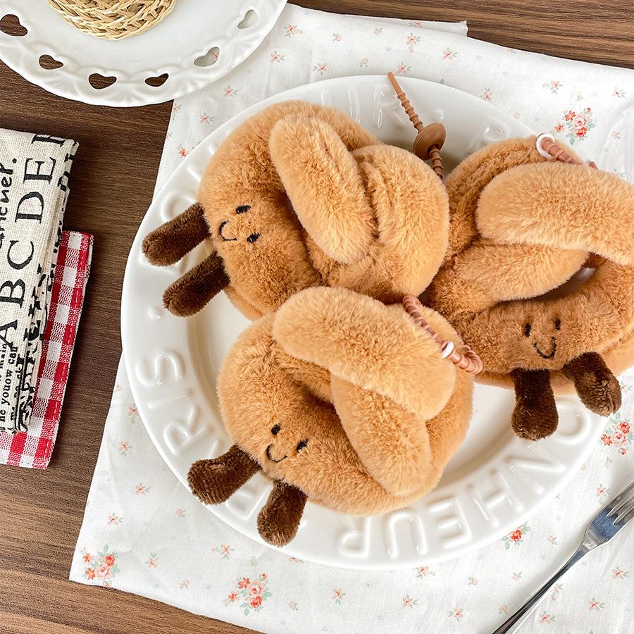 Creative Food Plush Pendant: Cake, Baguette, Croissant Doll - Fun Graduation Gift