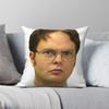 The Office Capa de Almofada Quadrada Dwight Schrute Poliéster Linho Veludo Decoração Criativa Capa de Almofada Decorativa Capa para Almofada de Sala Venda por Atacado