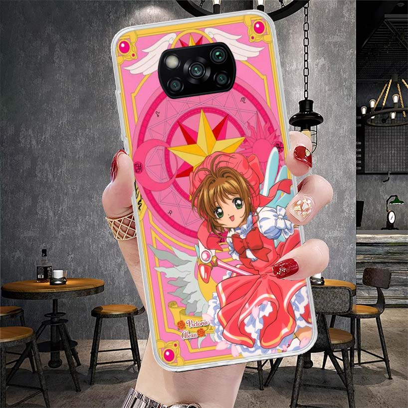 CardCaptor Sakura Anime Phone Case For Xiaomi Redmi 15C 15 13C 13 Poco X5 X6 X7 F7 Ultra M7 12C 12 10 10C 9C 9A 9T 9 Fundas Poco