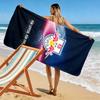Asciugamano da Spiaggia con Stampa RB Leipzig, Asciugamano Grande Morbido ad Asciugatura Rapida per Spiaggia Campeggio Nuoto
