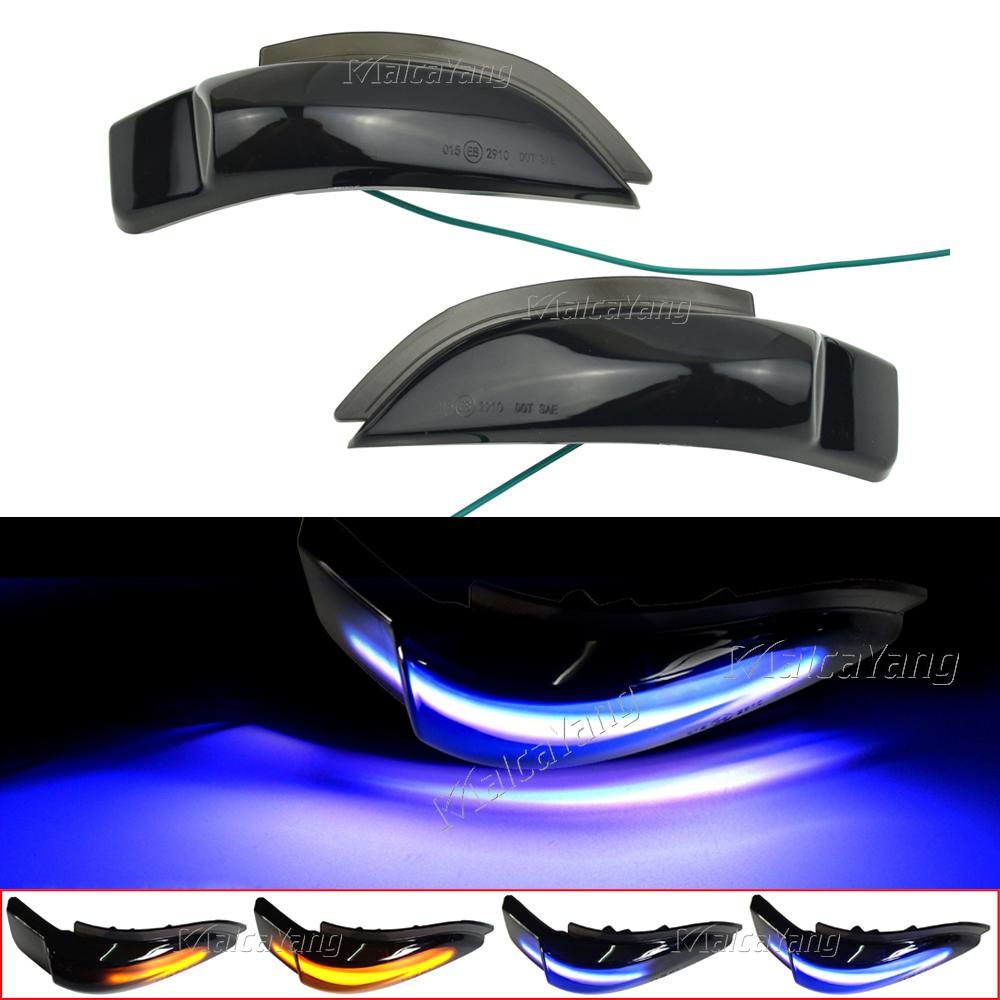 

LED Dynamic Turn Signal Light Sequential Side Mirror Indicator For Toyota Corolla Camry Prius Vios CHR Yaris Venza Avalon Altis Dynamic Blue Yellow
