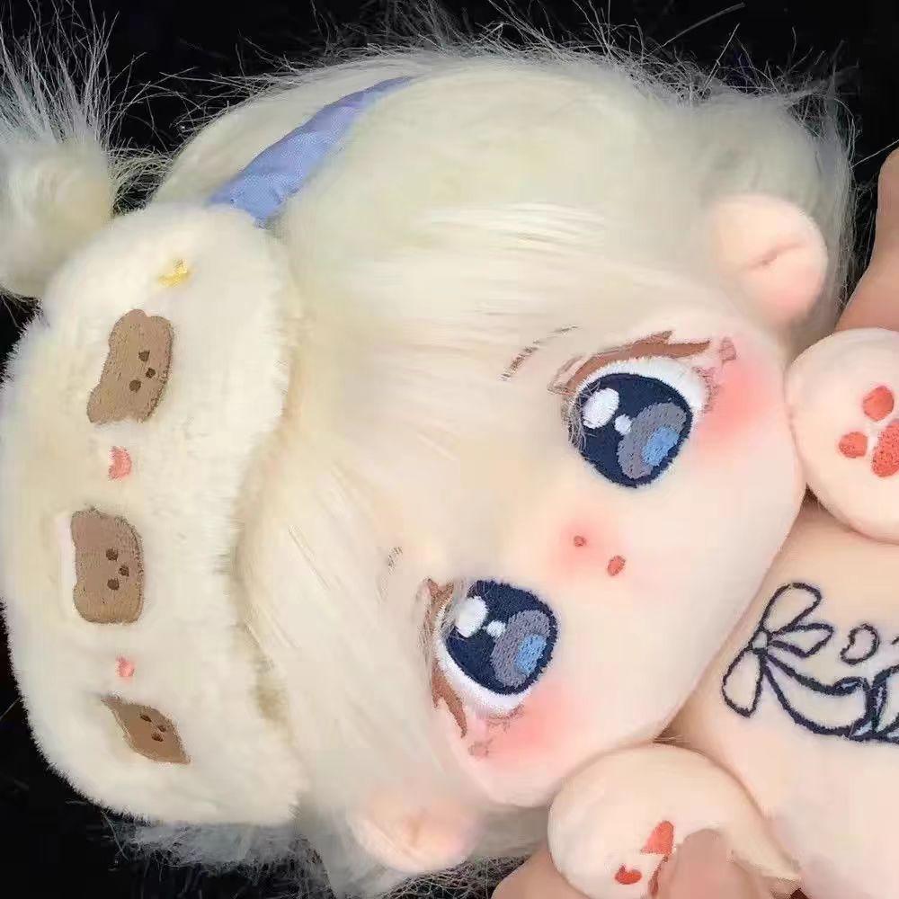 20cm Kawaii Idol Cotton Doll DIY Dress Clothes Outfit Accessories Cute Soft Stuffed Plush Doll The Best Gift for Children