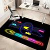 P-PacMan Game Print Area Rug - Soft,Washable Non-Slip Indoor Mat,Living Room,Home Office Decorative Rug