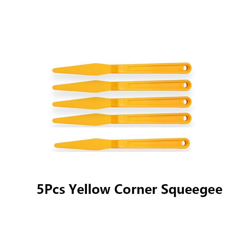 Różowa Karta z Folii do Wyciskania Twarda Karta do Wyciskania Narzędzie do Przyciemniania Szyb Samochodowych Oklejania Folią Skrobak do Mikro Narożników Akcesoria do Stylizacji Samochodów