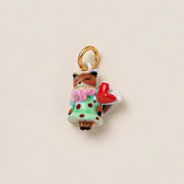 Europe's Hot-Selling Cute Pendant DIY Necklace: Little Fox, Rocking Horse, Mushroom, Swan, Rabbit, Rooster