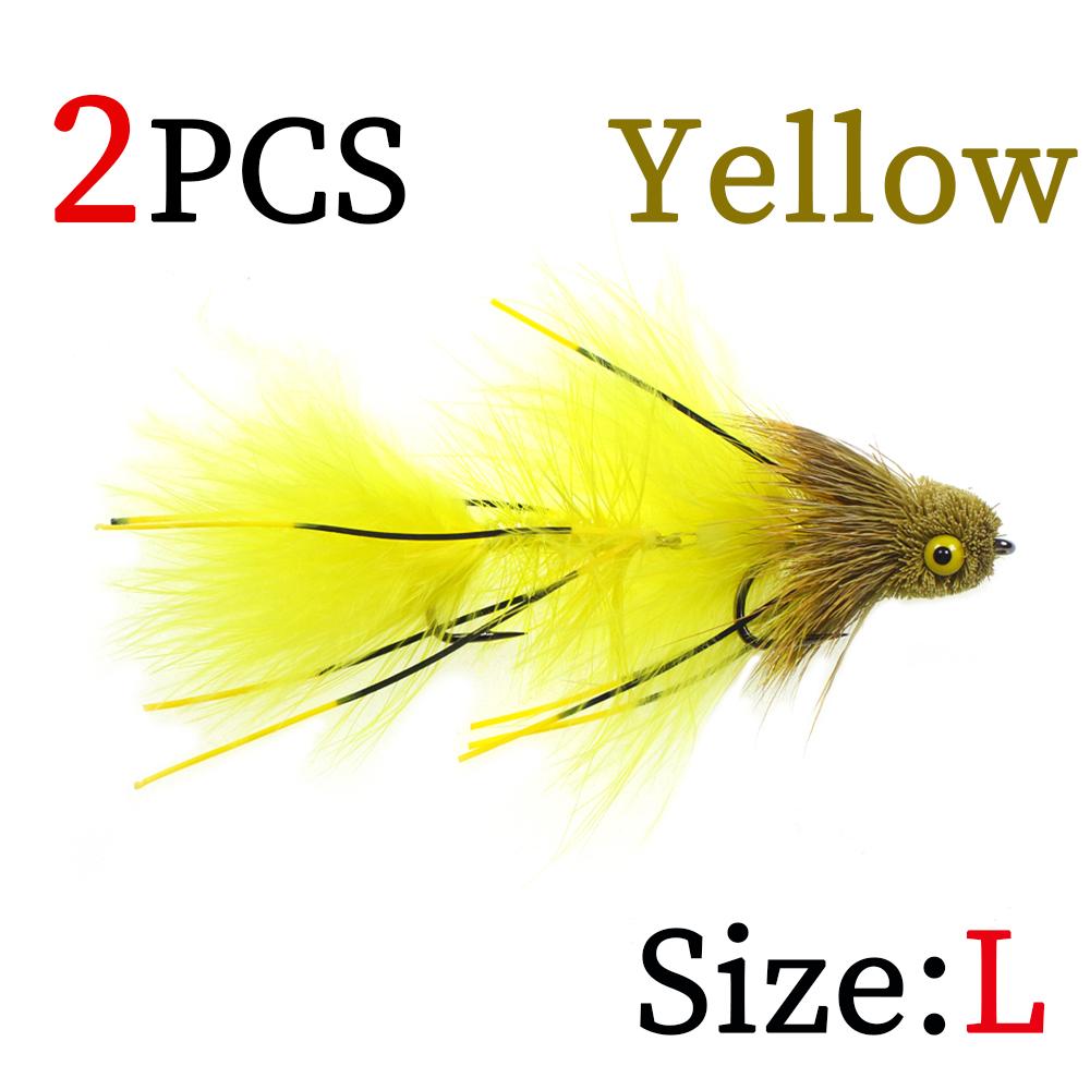 Artikulovaný streamerový muška s jelení srstí Bass Bug & Design s dvojháčkem Fish Spine pro velkou zvěř ve slané vodě, Efektivní rybářská nástraha