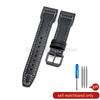Coffee Black 20 21 22mm for IWC Portofino Le Petit Prince Portugieser Cowhide Watch Band Special Interface Needle Buckle Durable