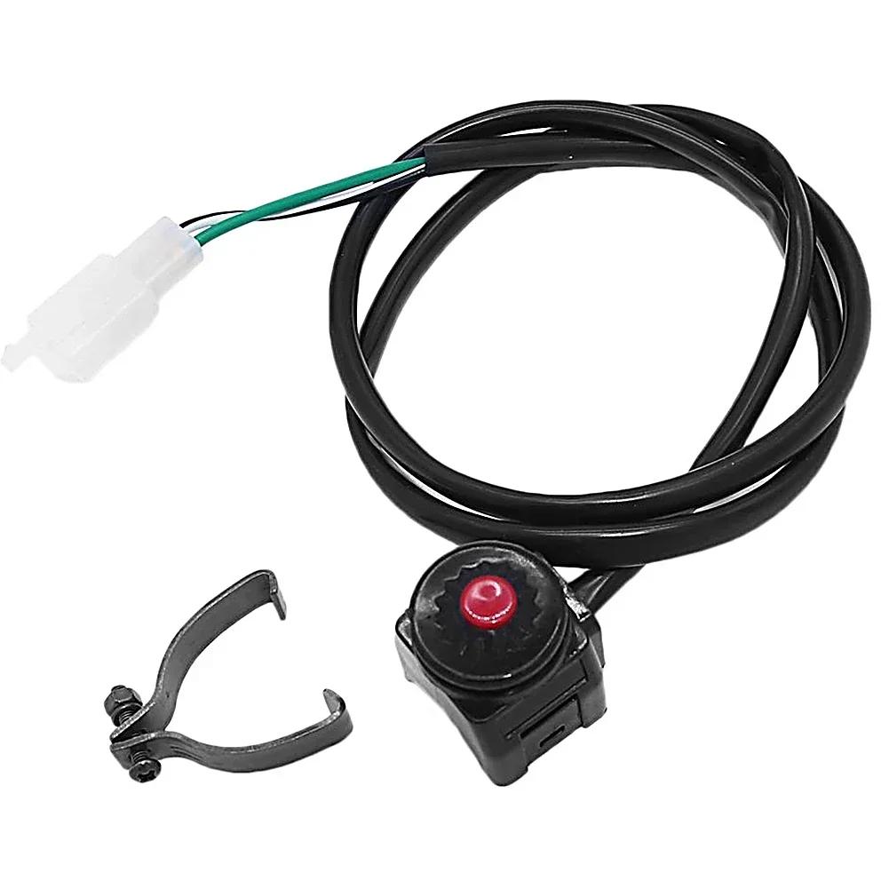 Motorcycle Start and Kill Switch NO/OFF Horn Button Commonly Open Electrical Converter For Yamaha KTM Honda Kawasaki ATV UTV Etc