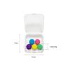 Upgrade 5/10/20Pcs Weighted Gonggi Game Set With Steel Beads Korean Game Real Gong Gi Jack Stones Game for Party Social Play