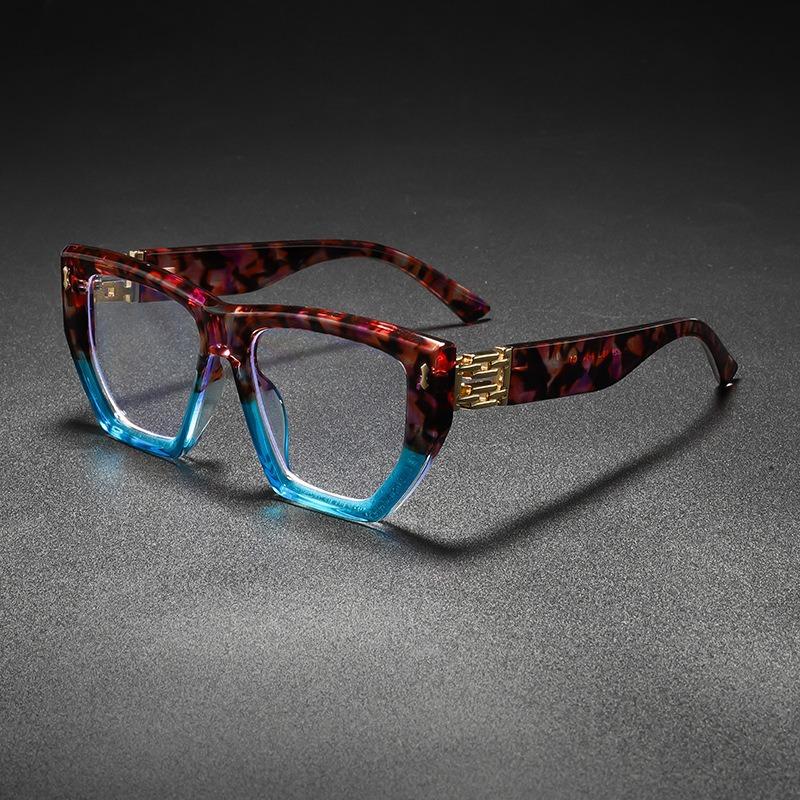 

6828 Wide-Edge Anti-Blue Glasses Men S Japan And Korea Fashion Large Frame Square Frame Ultra-Light High Definition Reading Glasses blue light blocking glasses