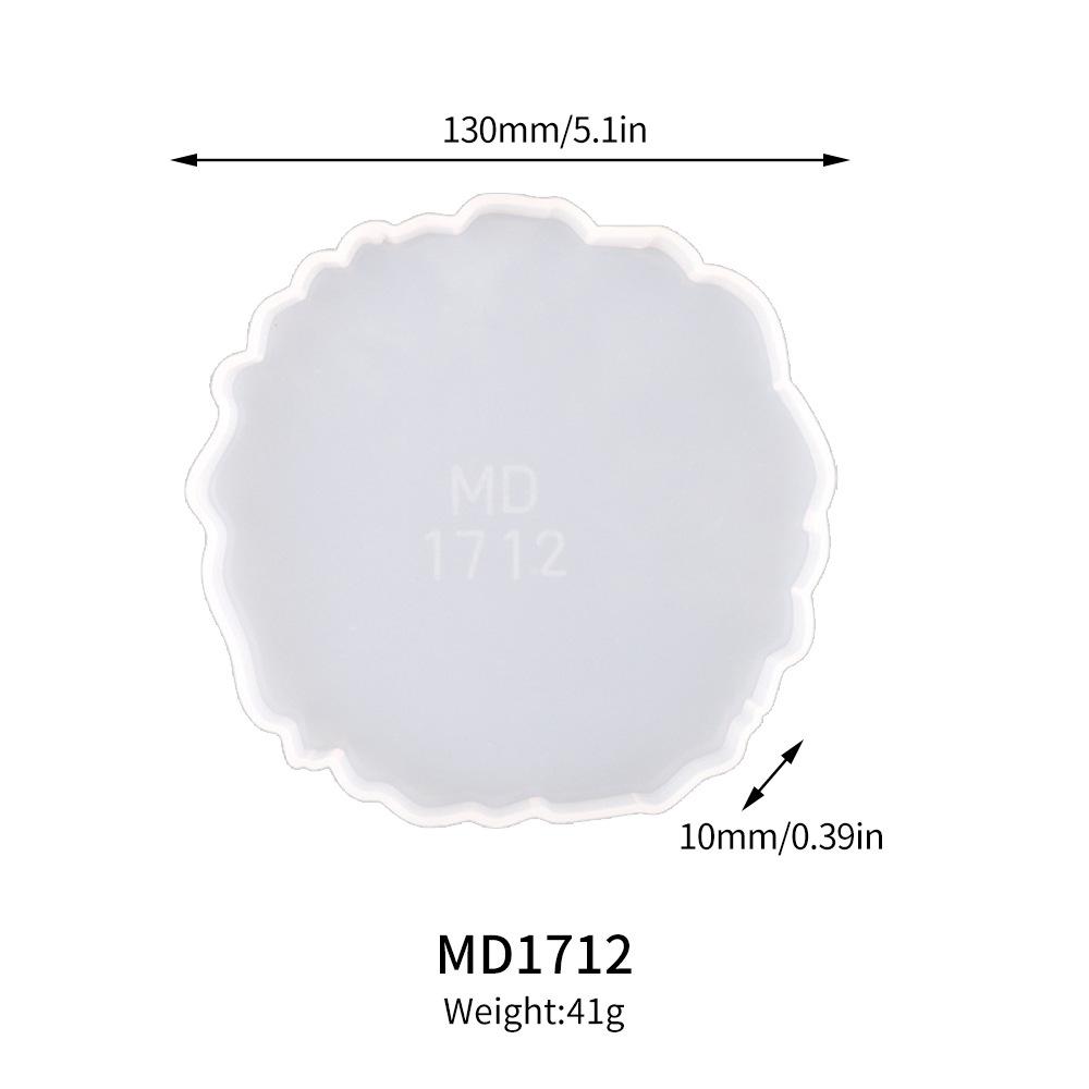 Cloud Wave Silicone Resin Coaster Mold