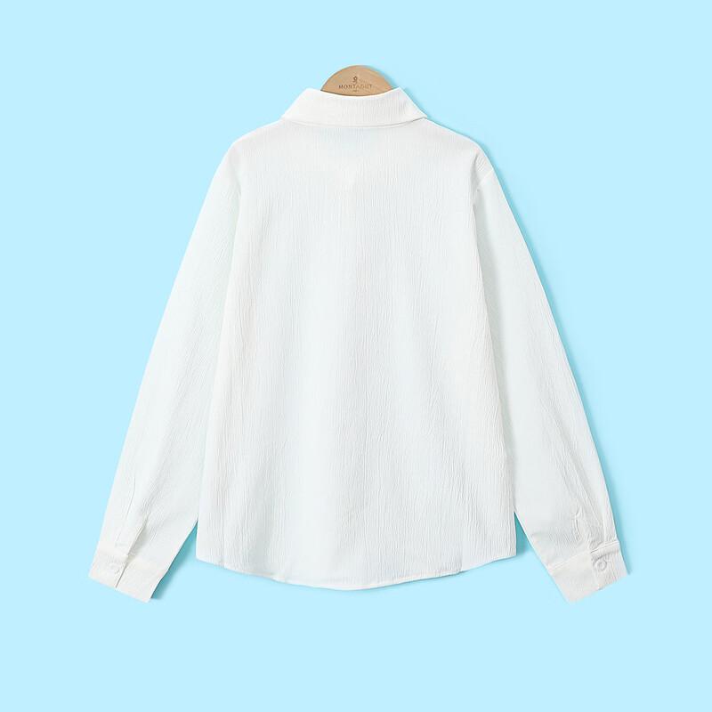Montagut Girls' Spring/Autumn Casual Loose Fit Shirt