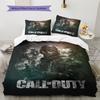 Set Copripiumino Trapuntato Call Duty Federa Decorazione Casa Regalo (1 * copripiumino + 2 * federa, senza nucleo)