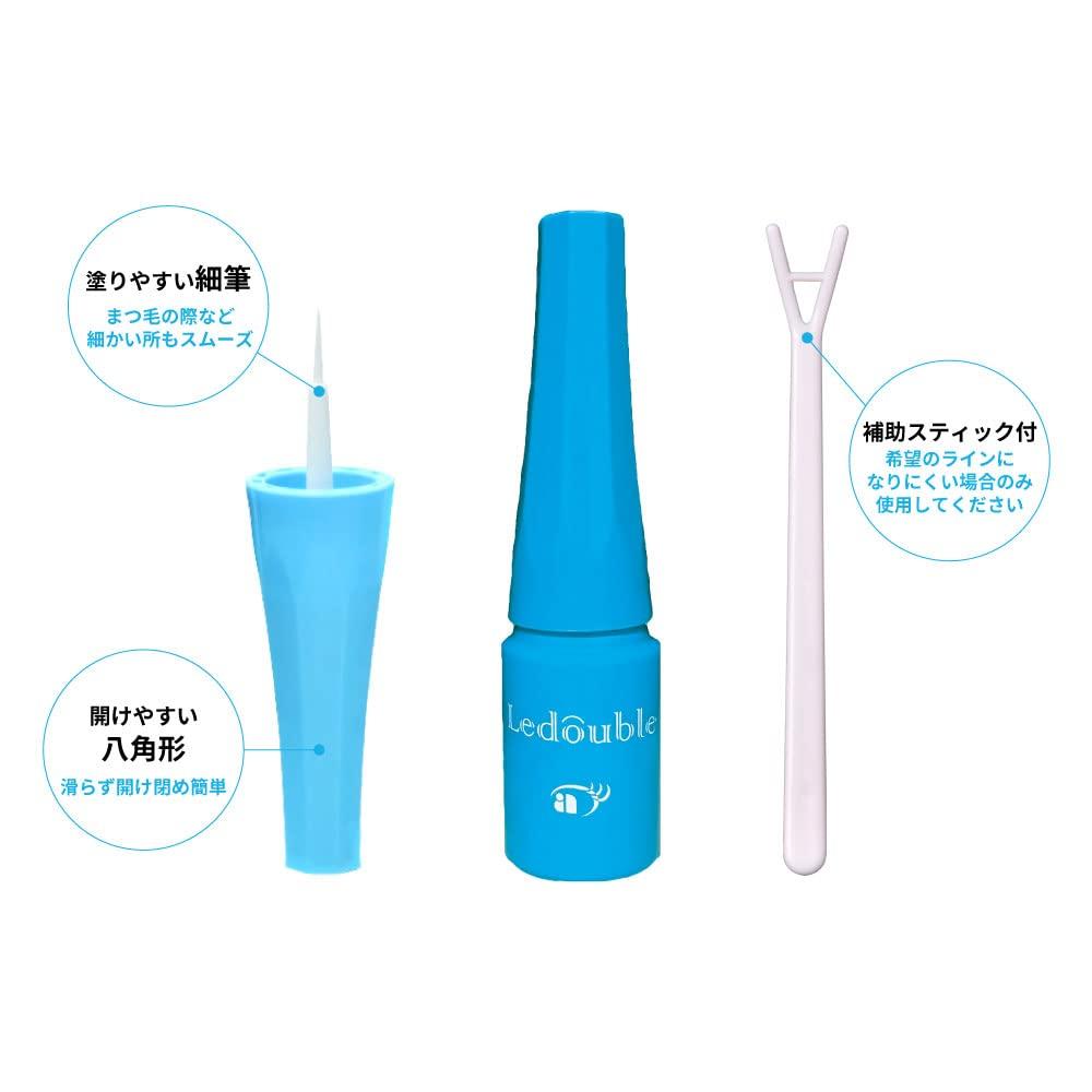 Ledouble Premium 2ml Doppellid, Tränensäcke, Lidfalte, Film-Typ, Wasserdicht, Hält den Pony an Ort und Stelle