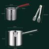 Deep Frying Pot Kitchen Fryer With Strainer Stainless Steel Tempura Fryer Pan Fry Pot Chicken Fried Chicken Cooking Tools