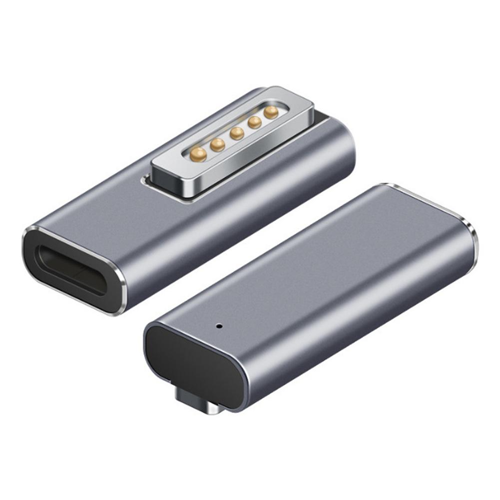 Adaptateur Magnétique PD USB Type C pour Magsafe1 Magsafe 2 MacBook Pro Max 5A Charge Rapide Convertisseur Prise Magnétique Femelle USB C