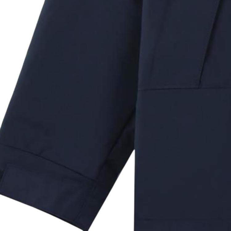 THE NORTH FACE Urban Exploration Multicolor Hooded Fleece Lined Waterproof Jacket Unisex Navy Blue NI3BN62K