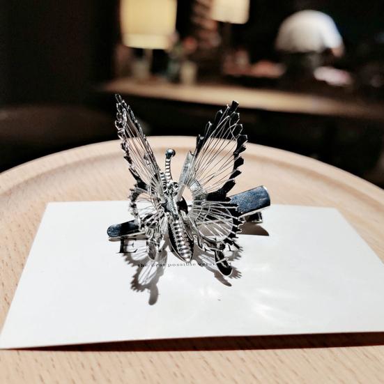 Women Moving Butterfly Hair Clip Fashion Hairpin Barrette Headwear Styling Tool