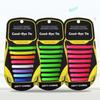 16 Stück/Los Elastische Silikon-Schnürsenkel Kinder Unisex Erwachsene Sport Laufen Kein-Knoten-Schnürsenkel Turnschuhe Passform Riemen Schuhbänder Großhandel