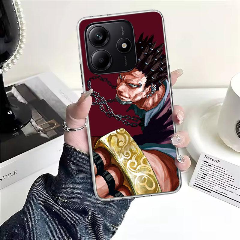 S-Sakamoto Days Soft Phone Case For Xiaomi Redmi Note 15 14 14S 13 12 Pro Plus 12S 11 11S 11E 10 10S 11T 5G Fundas Coque Redmi N