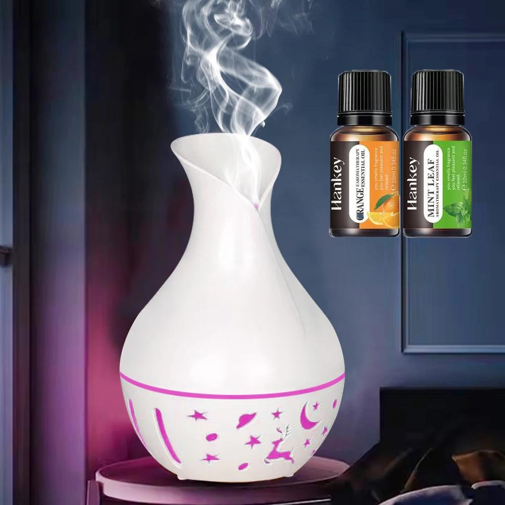 

200ml Ultrasonic Aromatherapy Essential Oil Diffuser Cool Mist Humidifier USB Car Home White