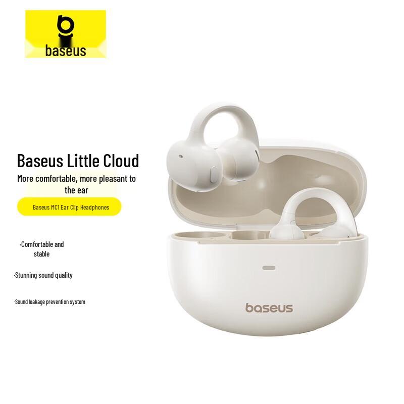 Baseus MC1 AI Translation Ear-Clip Bluetooth Earbuds