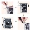 Rieibi Instax Mini Evo 360° Full Protection Accessories Set, Practical [Instax Mini Evo Clear Case + Tempered Glass Screen Protector + Lens Protector]