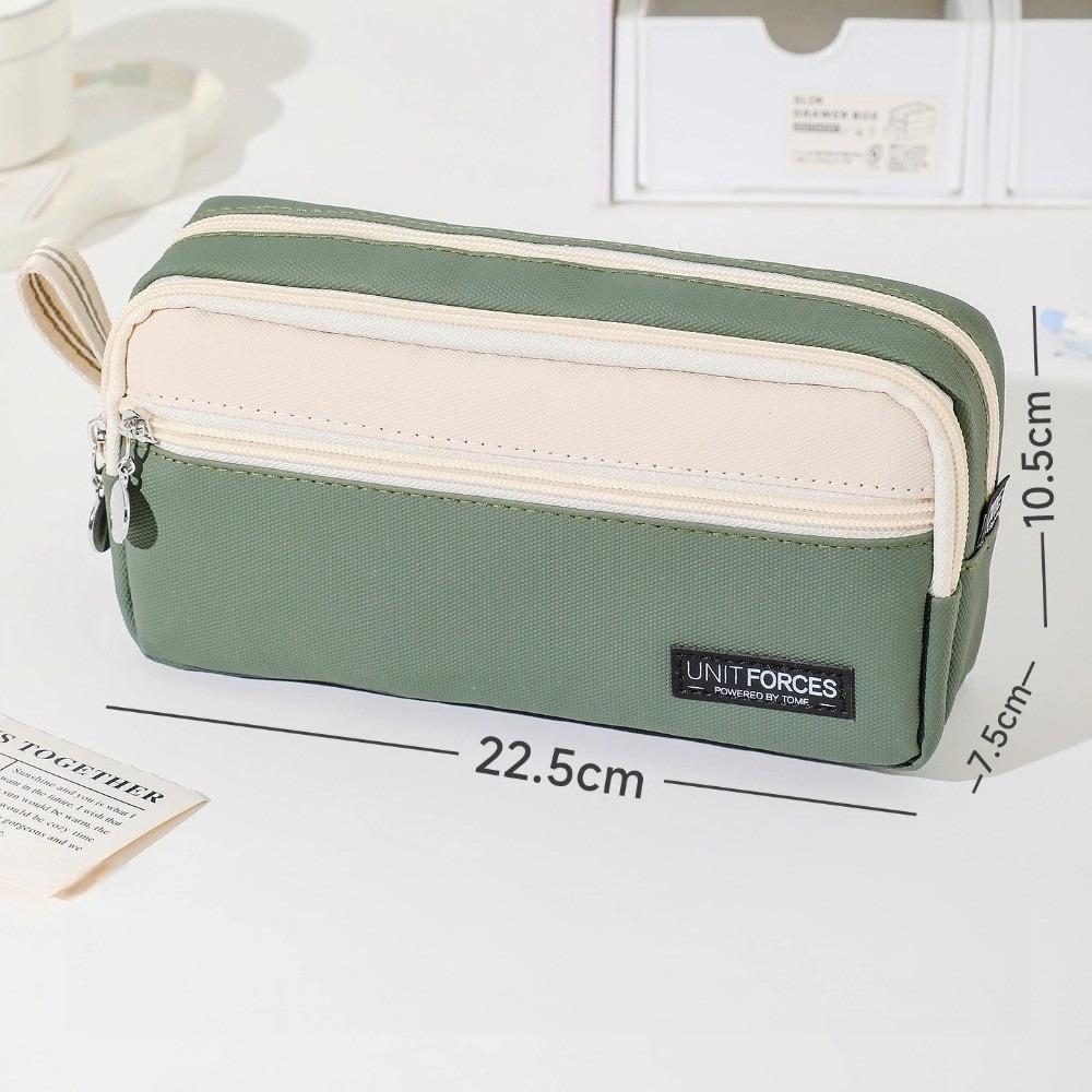 Oxford Cloth Pen Storage Case Multi-Functional Stationery Bag New Pencil Pouch  School Use