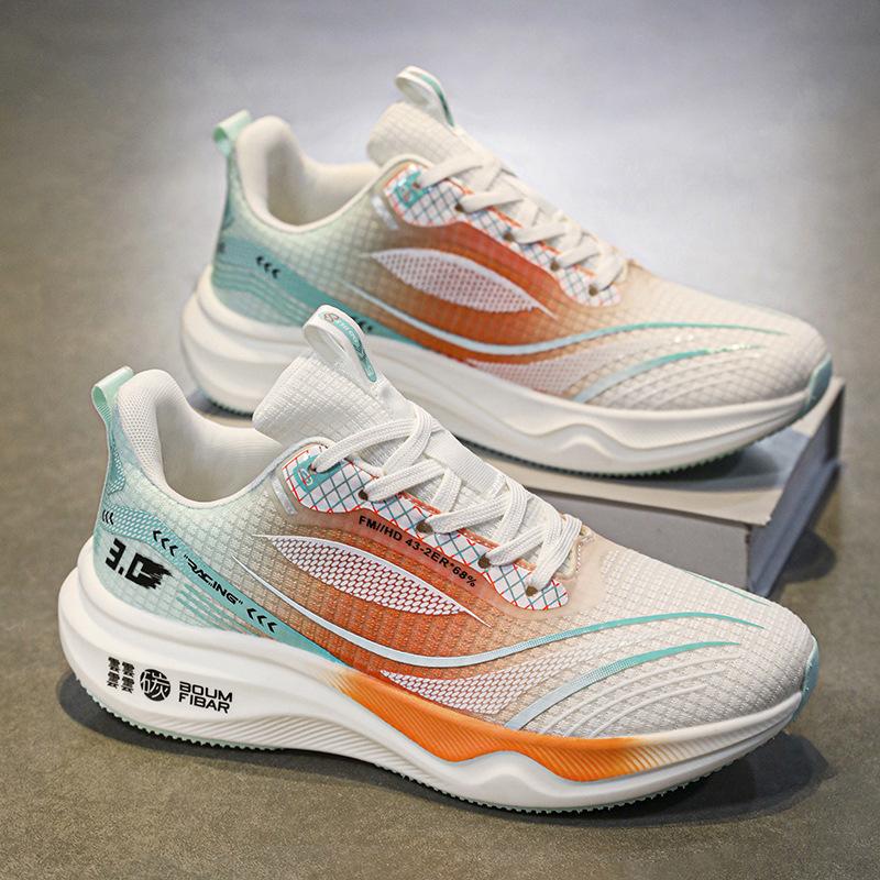 Mesh sneakers ultra-light men's running shoes breathable middle school students teenagers soft sole shock absorption Jinjiang running shoes cold