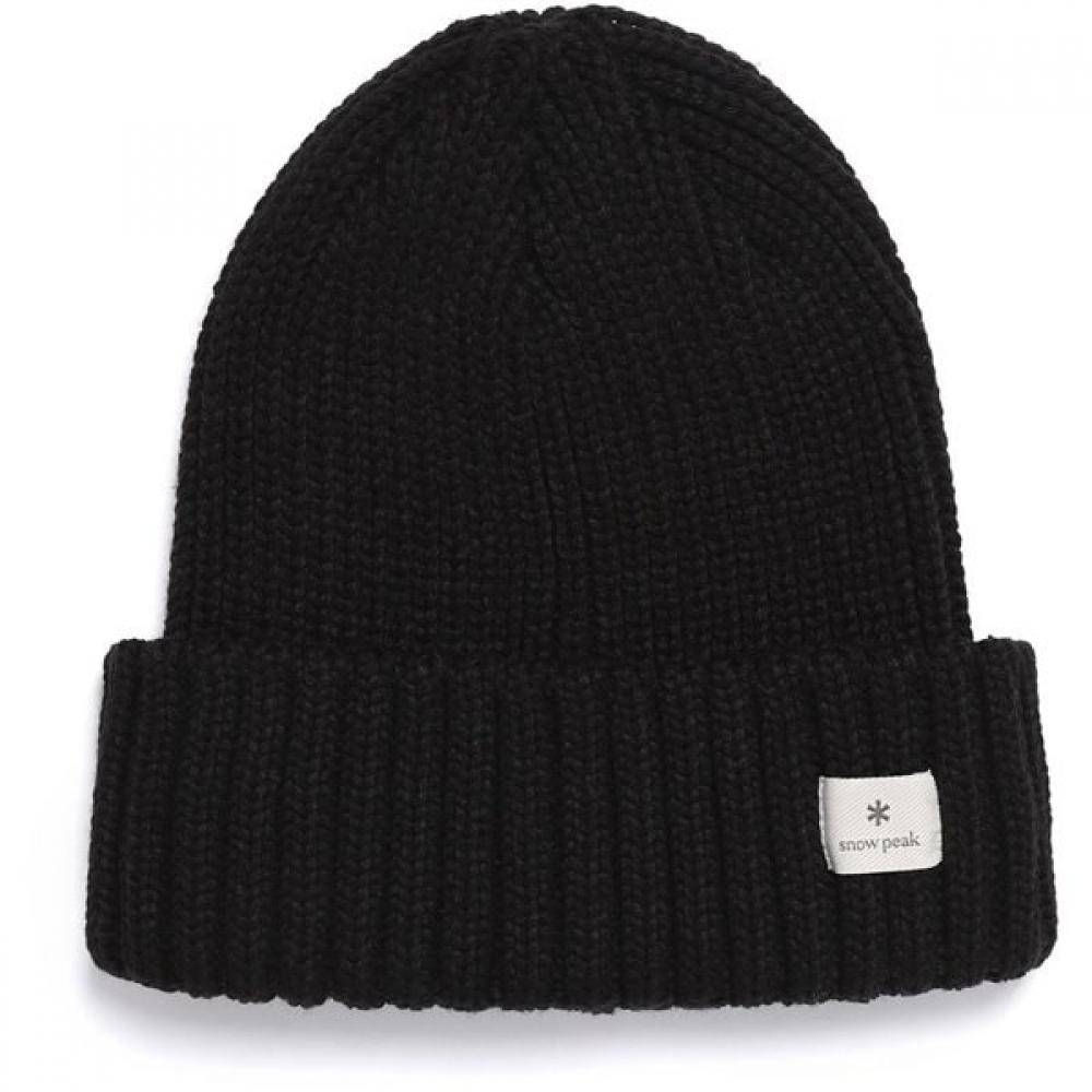 Snow Peak Folded Beanie One Bk Gs S25wufkc6100019