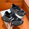 Fashion 2024Women Shoes Rhinestone Women Sneakser Diamond Breathable Luxury Designers Casual Thick Bottoms Dad Shoes Zapatos Mujer