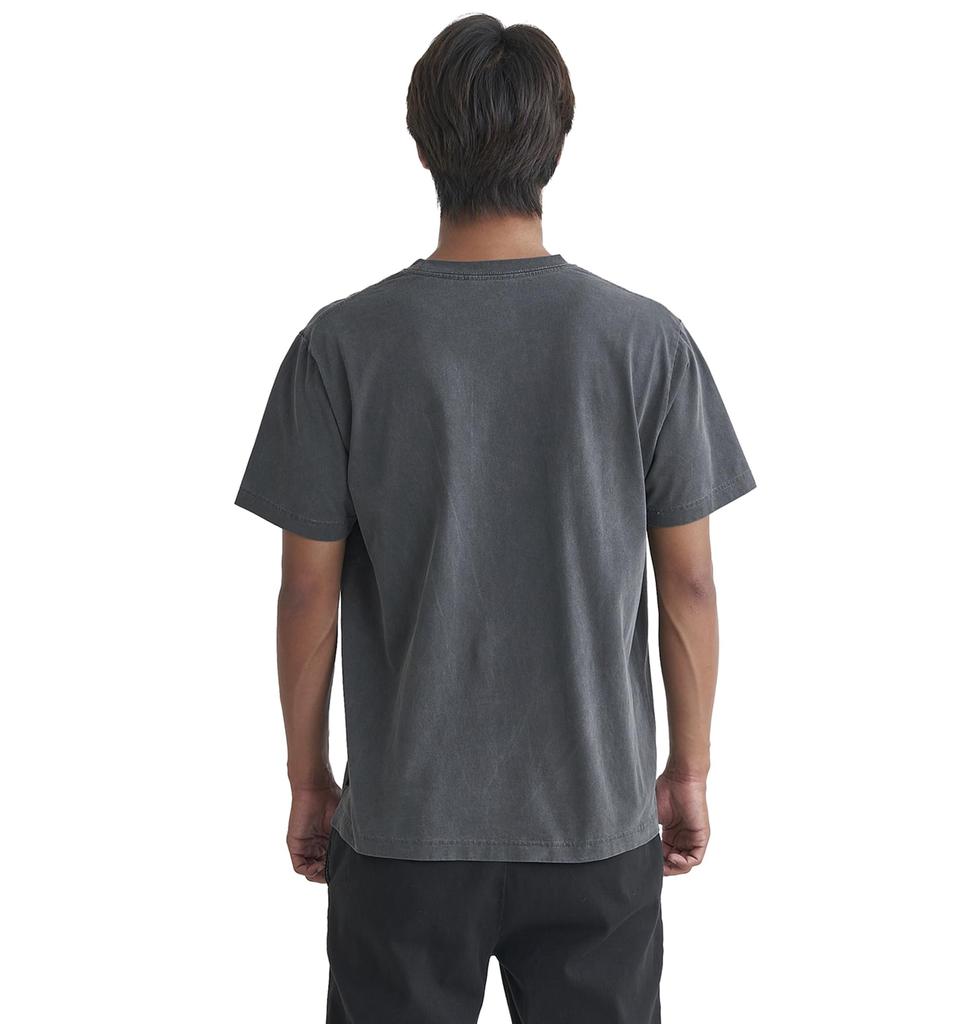 Quiksilver Pigment-Processed US Cotton Front Logo T-Shirt QST241008 CHC S