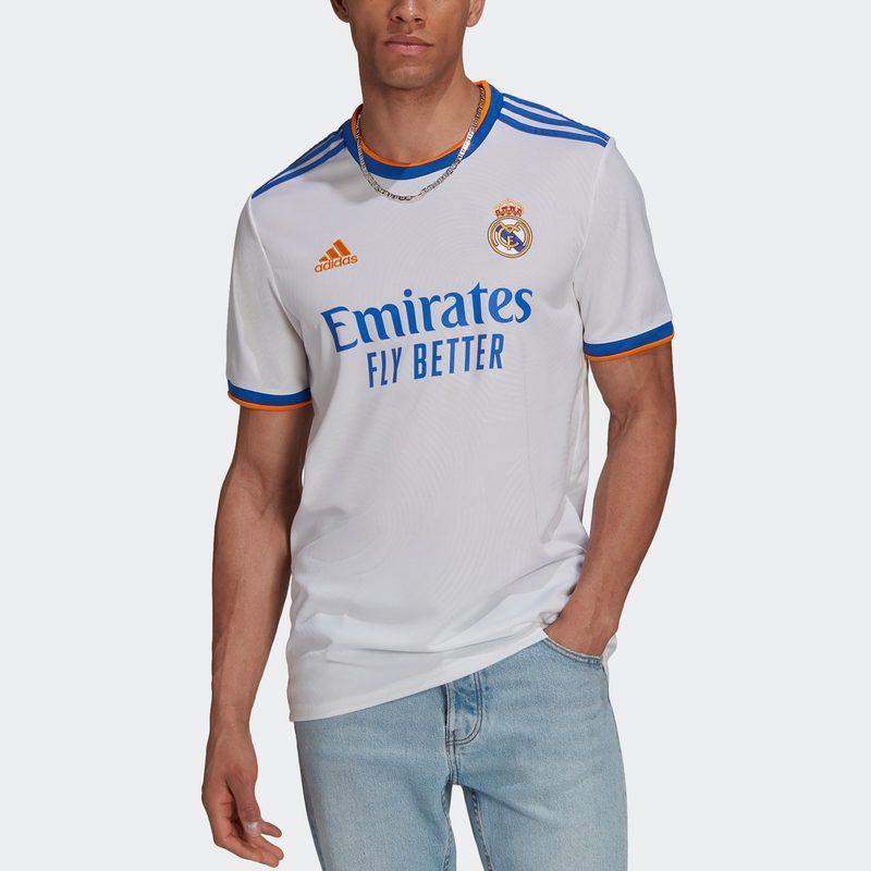 Adidas Real Madrid Soccer Jersey Fan Edition Men's White GQ1359