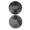 2PCS Boat   Deck Plates Non Slip Round Shape Thickened Rubber   Inspection Deck Plate with Detachable Cover