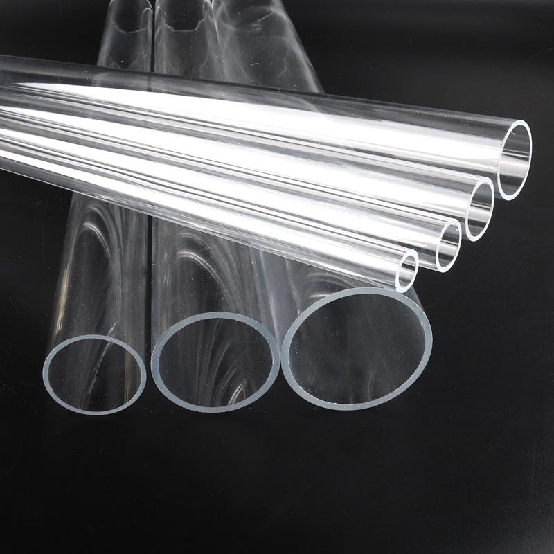 2Pcs O.D 16~60mm Transparent Acrylic Tube Aquarium Fish Tank Supplies Plexiglass Water Supply Pipe Garden Watering Fittings 50CM