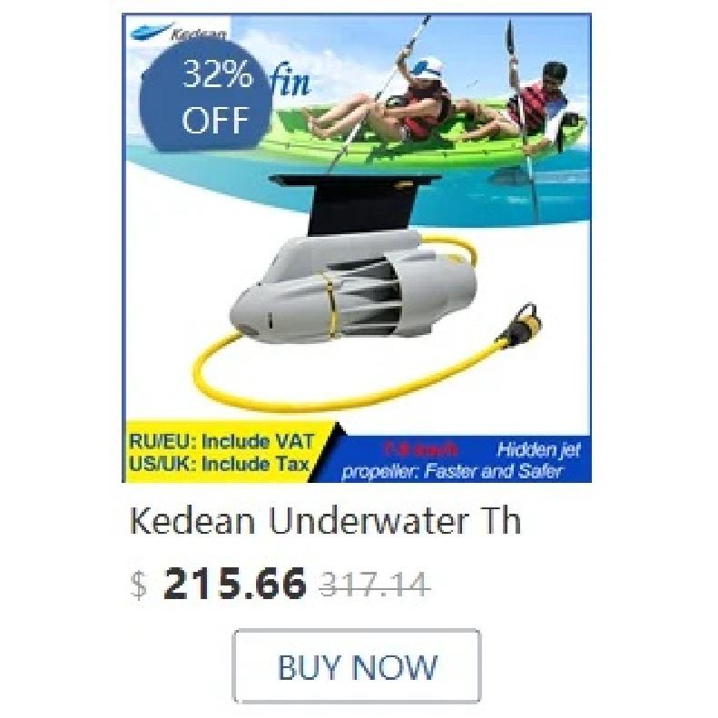 Boat Accessories for Kedean TL6295 Underwater Thruster Motor, US Standard Bracket, Base for SUP, Proppler Remote Control Bags