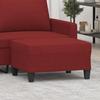 349353 vidaXL Footrest Bordeaux Red 70x55x41 Cm Fabric
