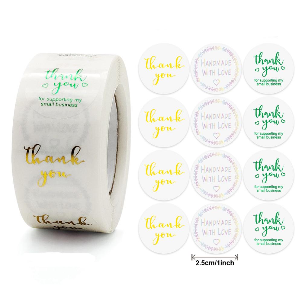 Pozvánky Nálepky na jídlo 3 styly Děkuji Estetické psací potřeby X037