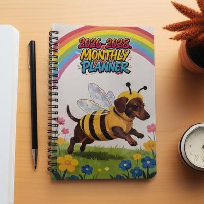Yousheng 2026-2028 Monthly Planner 3 Year Planner Book Jan. 2026 - Dec. 2028 36 Month Calendar with Twin-Wire Binding for School Work