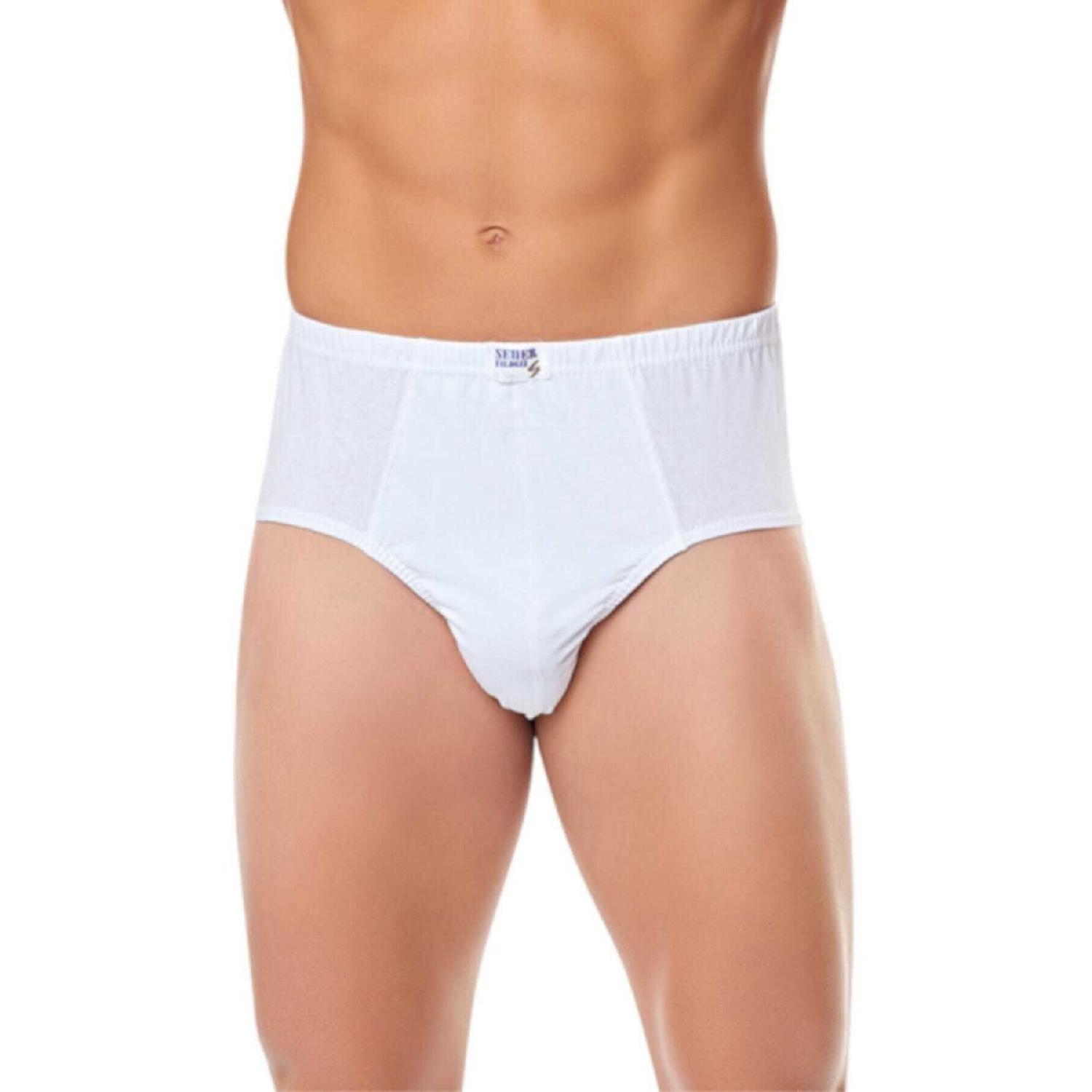 

Мужские белые трусики из гребенного хлопка, 6 шт. в упаковке 6 белый