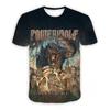 Powerwolf Rockband 3D-Druck Sommer-T-Shirts Herren Damen Lässige Mode Übergroßes Kurzarm-T-Shirt Männliche T-Shirts Oberteile Herren Kleidung