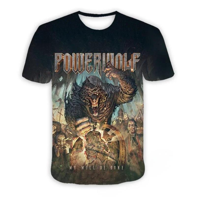 3D printed summer casual fashion oversized short-sleeved T-shirt