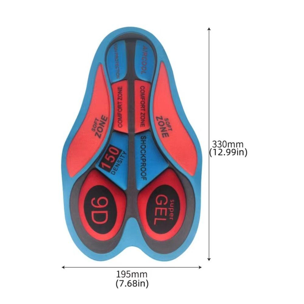 Breathable Hole Men Cycling Gel Pad 12D 19D 20D Bicycle Seat Cushion Cycling Pants Pad  Male Female